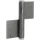 Szerkezeti pánt 2-részes 150 x 50 x 4 mm acél fényes