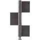 Szerkezeti pánt 3-részes 230 x 50 x 4 mm acél fényes