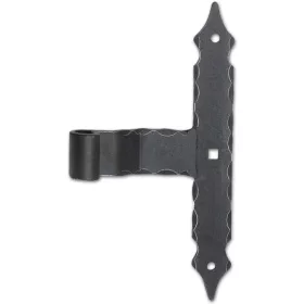   Keresztpánt kúp nélkül 300 x 40 x 6 mm kovácsoltvas horganyzott feketített