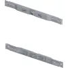 Hosszított ajtópánt KREMS 2317 600 mm vas horganyzott régiesített csiszolt
