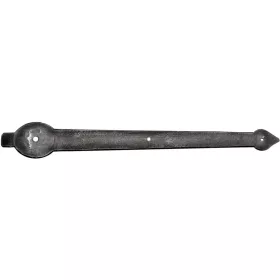   Hosszított ajtópánt KREMS 2317 500 mm vas horganyzott régiesített csiszolt