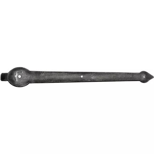 Hosszított ajtópánt KREMS 2317 500 mm vas horganyzott régiesített csiszolt
