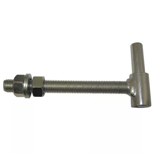 átmenő csavaros pánt-tokrész csap ? 26 mm M 16x150 nemesacél hatású