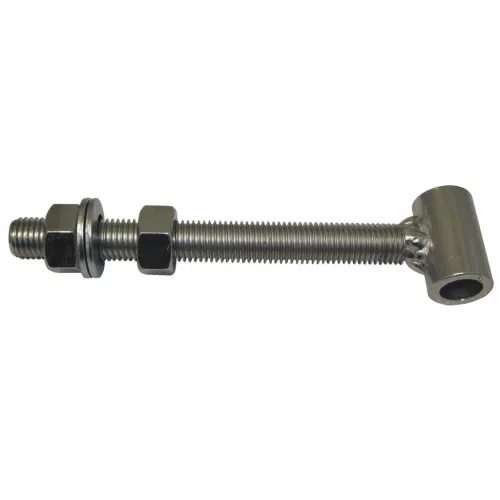 átmenő csavaros pánt-tokrész csap ? 24 mm M 16x150 nemesacél hatású