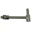 átmenő csavaros pánt-tokrész csap ? 24 mm M 16x150 nemesacél hatású