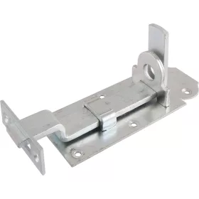   Toló retesz fogadóval hajlított 120 x 45 mm sárgára passzivált acél