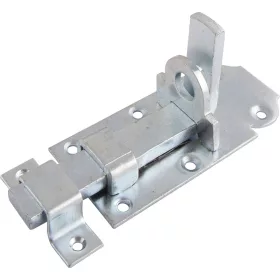   Toló retesz fogadóval 120 x 45 mm sárgára passzivált acél