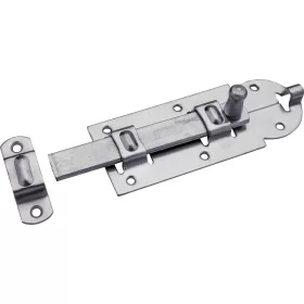 Egyenes tolóretesz görgővel 160 x 67 mm horganyzott acél
