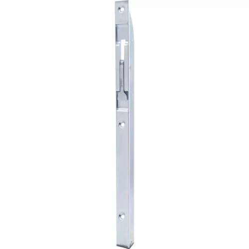Ajtóélretesz U-ház áthajtókarral 400 x 18 x 17 mm löket 15 ezüst horg. acél