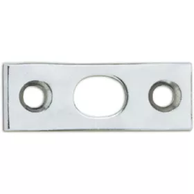 Ajtóélretesz-zárólemez 40 x 15 x 2 mm nemesacél