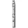 Ajtóélretesz U-ház áthajtókarral 200 x 18 x 14 mm löket 15 nikkelezett acél