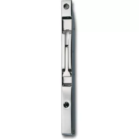   Ajtóélretesz U-ház áthajtókarral 300 x 18 x 17 mm löket 14 nikkelezett acél