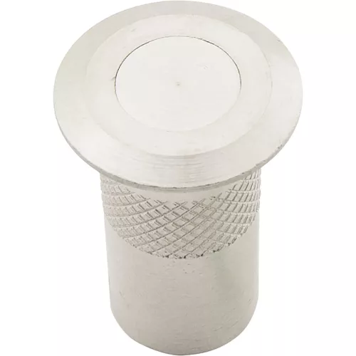 Padlópersely zárral 12 mm nikkelezett sárgaréz