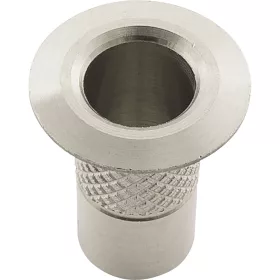 Padlópersely zár nélkül 10 mm nikkelezett sárgaréz