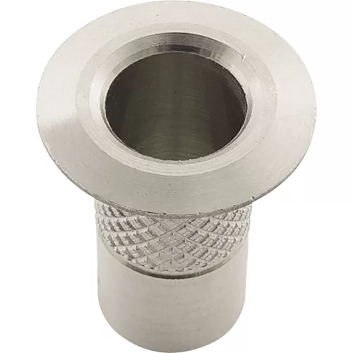 Padlópersely zár nélkül 10 mm nikkelezett sárgaréz