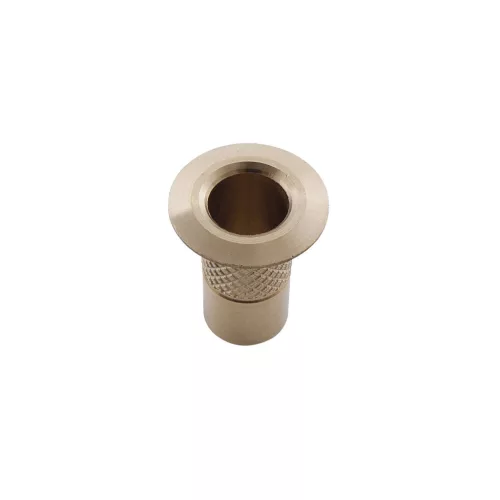 Padlóhüvely zár nélkül 10 mm csupasz sárgaréz