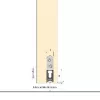 Ajtótömítő Planet KT-FH 1085 x 13 x 25 mm egyoldalas natúr alumínium