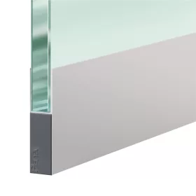   PLANET ajtótömítő KG-F10 keskeny RD 459x135x46mm egyoldalas alu