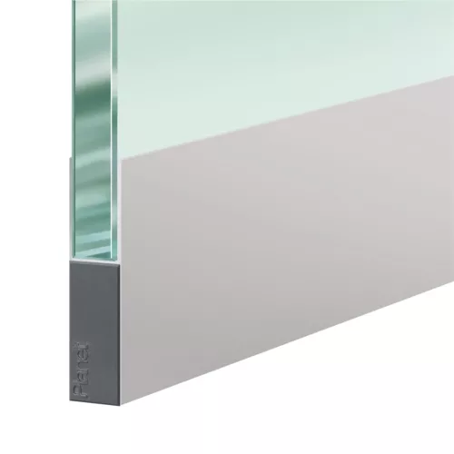 PLANET ajtótömítő KG-F10 keskeny RD 1084x135x46mm egyoldalas alu