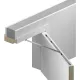 ATHMER Porti nyitáshatároló faajtókhoz 610-719 mm 65 kg ezüst