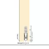 Ajtótömítő Planet HS-FH-RD 1210 x 13 x 30 mm egyoldalas natúr alumínium