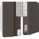 Ajtótömítő Schall-Ex Ultra N 822 x 197 x 30 mm kétoldalas ezüst eloxált
