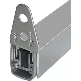   Ajtótömítő Planet MF FH+RD 460mm(51046) egyoldalas natúr alumínium