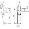 Ajtócsukó Justor Gr.3 -100 Kg (i)