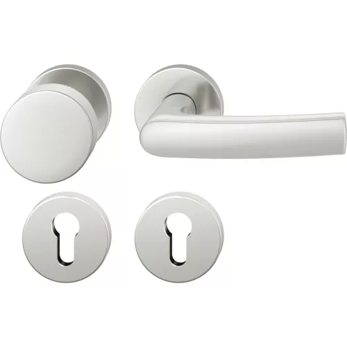 FSB rozettás váltógarnitúra 12 1015 ASL PZ fix gomb ezüst eloxált