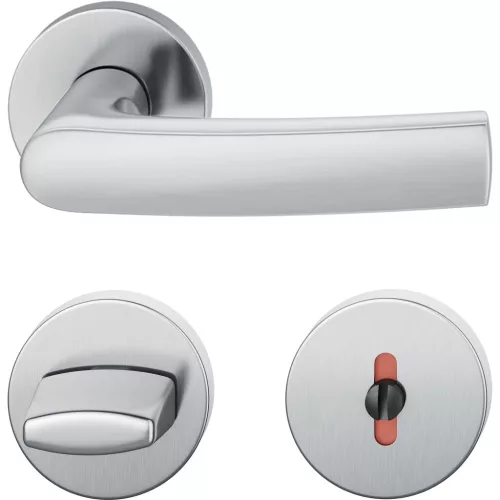 FSB rozettás kilincsgarnitúra 12 1015 ASL WC rozsdamentes acél matt