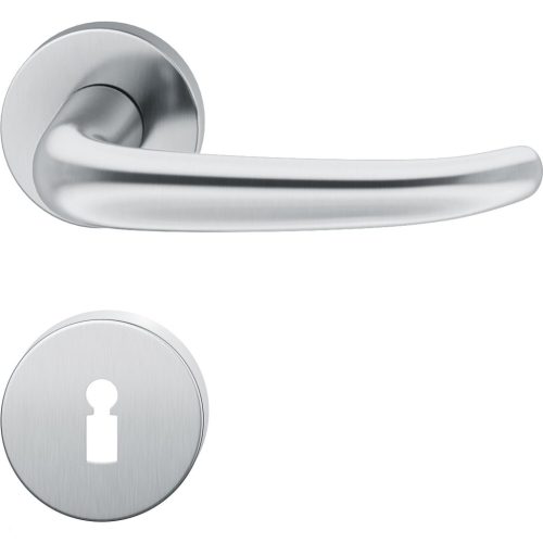 FSB kilincsgarnitúra 12 1023 ASL BB rozettával rozsdamentes acél matt