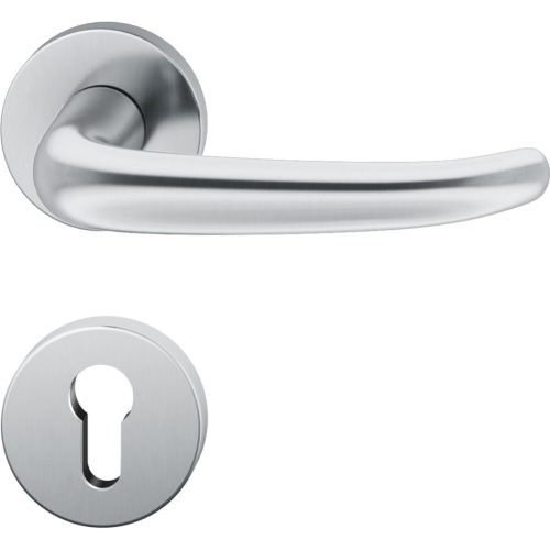 FSB kilincsganitúra 12 1023 ASL PZ rozettával rozsdamentes acél matt