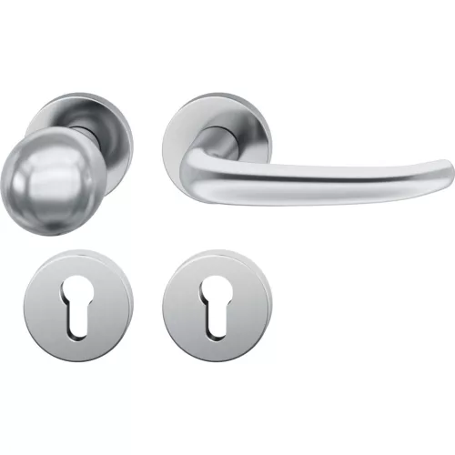 FSB tűzgátló váltógarnitúra 79 1053 AGL DIN PZ balos rozsdamentes acél matt