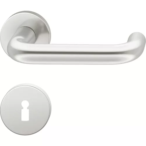 FSB tűzgátló kilincsgarnitúra 12 1070 ASL rozetta BB fekete matt