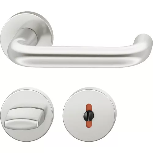 FSB váltógarnitúra 12 1070 ASL WC rozettával ezüst eloxált