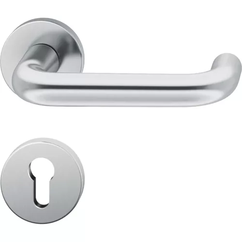 FSB tűzgátló kilincsgarnitúra 79 1070 AGL DIN PZ rozsdamentes acél matt