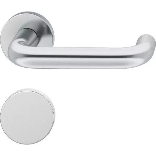 FSB tűzgátló állószárny kilincsgarnitúra 79 1070 AGL DIN BL rozsdamentes matt