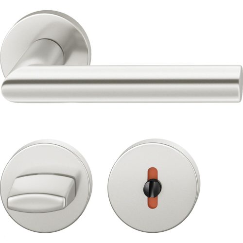 FSB kilincsgarnitúra 12 1076 ASL WC rozettával ezüst eloxált