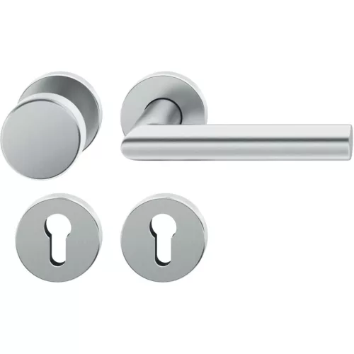 FSB tűzgátló váltógarnitúra 76 1076 AGL DIN PZ jobbos rozsdamentes acél matt