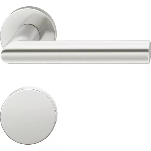 FSB tűzgátló állószárny kilincsgarnitúra 76 1076 AGL DIN vak rozettával ezüst elox