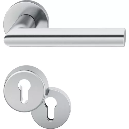 FSB bejárati ajtó kilincsgarnitúra 12 1076 alumínium fekete matt