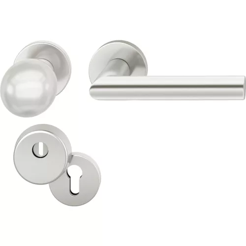 FSB bejárati ajtó váltógarnitúra 12 1076 magvédett alumínium fekete matt