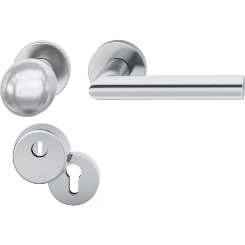 FSB bejárati ajtó váltógarnitúra 12 1076 magvédett alumínium fekete matt