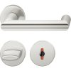 FSB kilincsgarnitúra 12 1016 ASL WC rozettával ezüst eloxált
