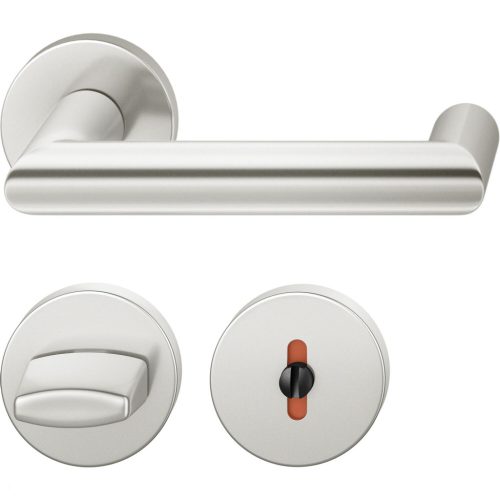 FSB kilincsgarnitúra 12 1016 ASL WC rozettával ezüst eloxált