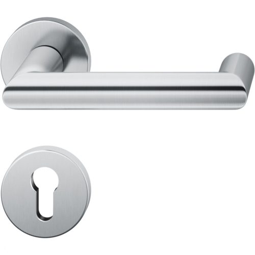 FSB kilincsgarnitúra 12 1016 ASL PZ rozettával rozsamentes acél matt