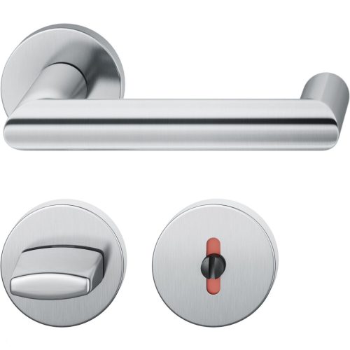 FSB kilincsgarnitúra 12 1016 ASL DIN WC rozettával rozsdamentes acél matt