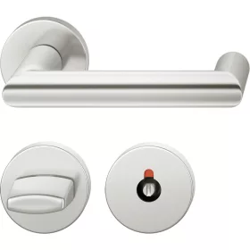   Fsb Kilincsgarnitúra 72 1016 Agl Din Wc Rozettával Ezüst Eloxált
