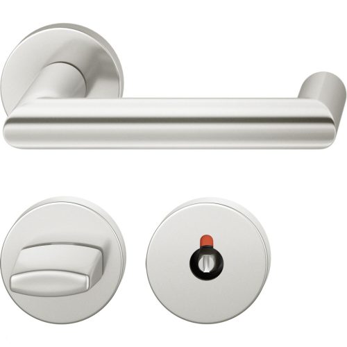 FSB kilincsgarnitúra 72 1016 AGL DIN WC rozettával ezüst eloxált