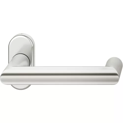 FSB kilincs keretes ajtóra 9 1016 tartórugó rozetta B ovális alu ezüst